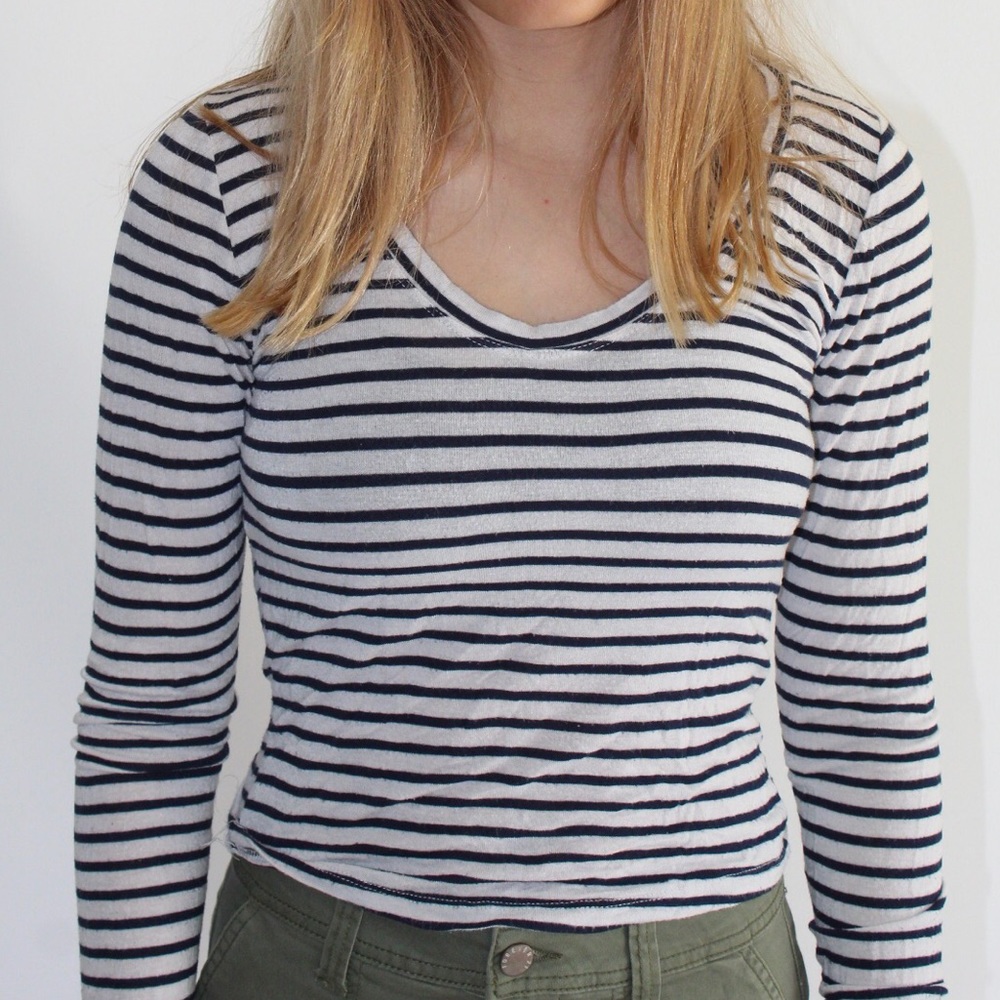 Striped long sleeve shirt
